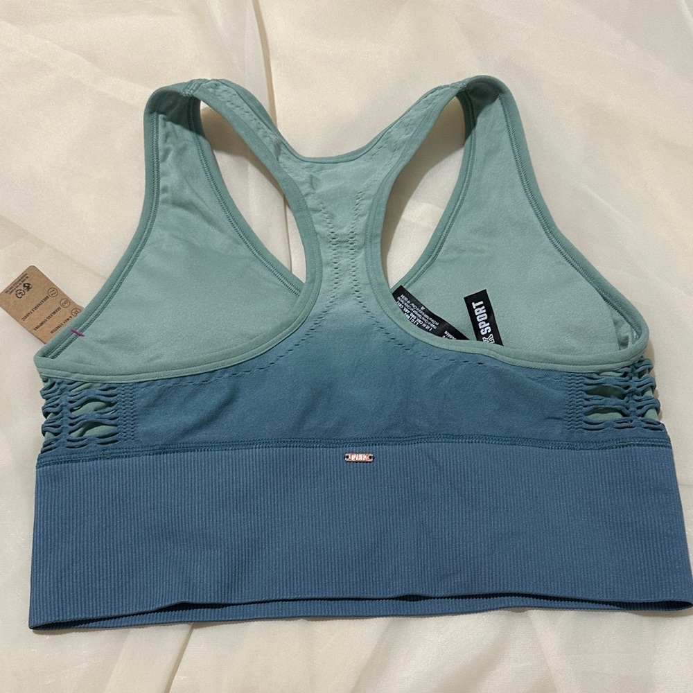 VS PINK Blue/Green Ombre Sports Bra